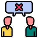 external disagree-communication-filled-agus-raharjo icon