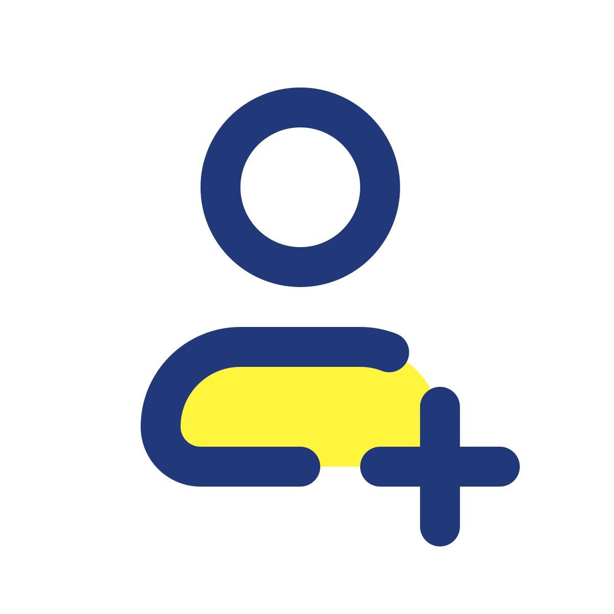 neuen kontakt hinzufügen icon
