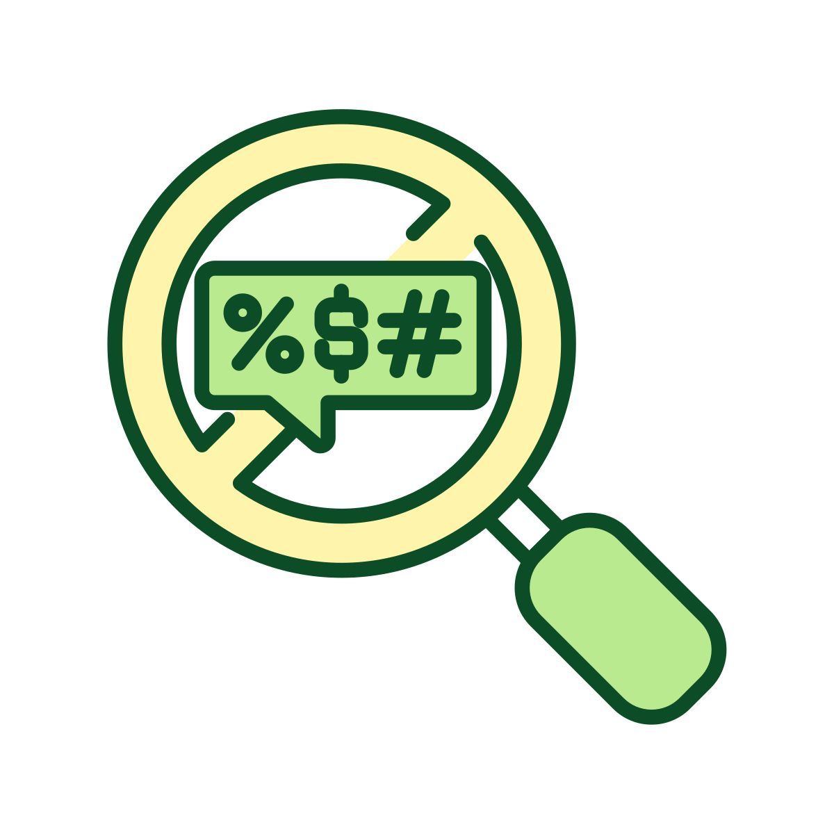 aggressive comment icon