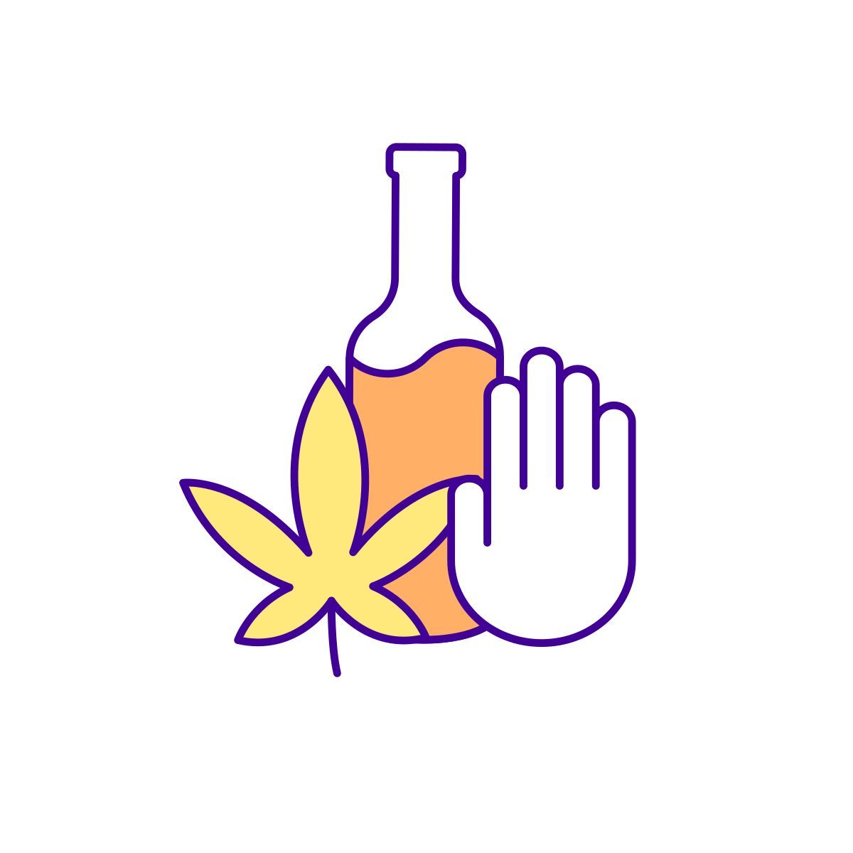 alcohol dependence icon