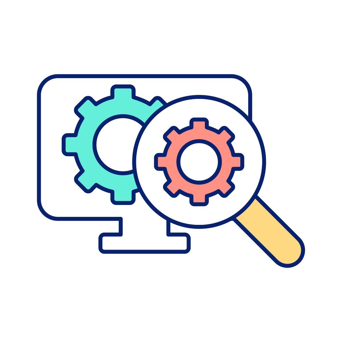 analyze coding icon