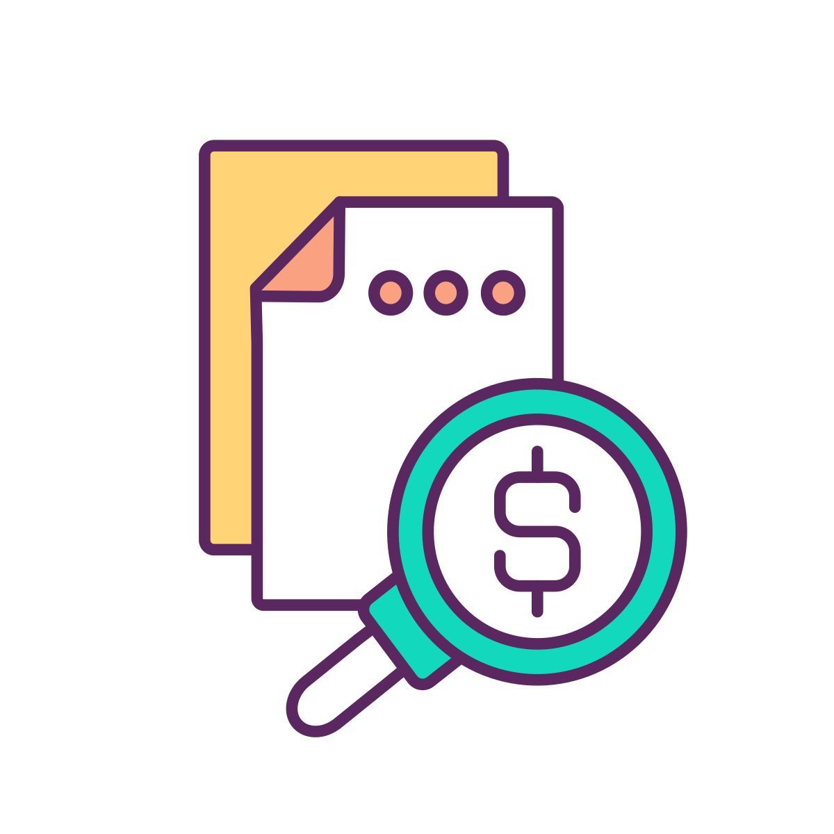 analyze trading strategy icon