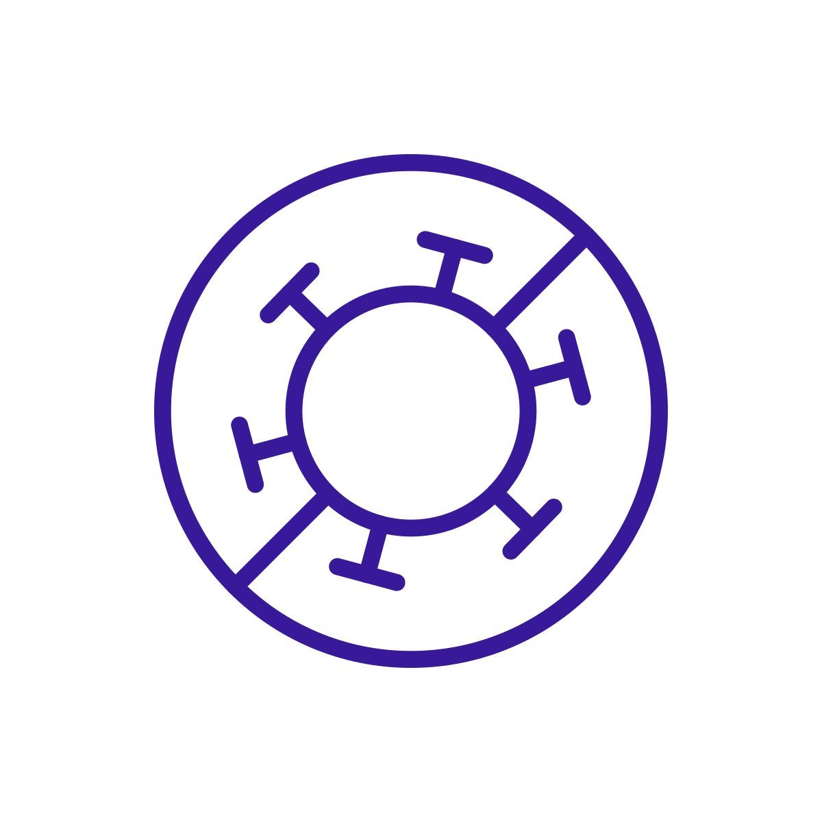 anticovid campaign icon