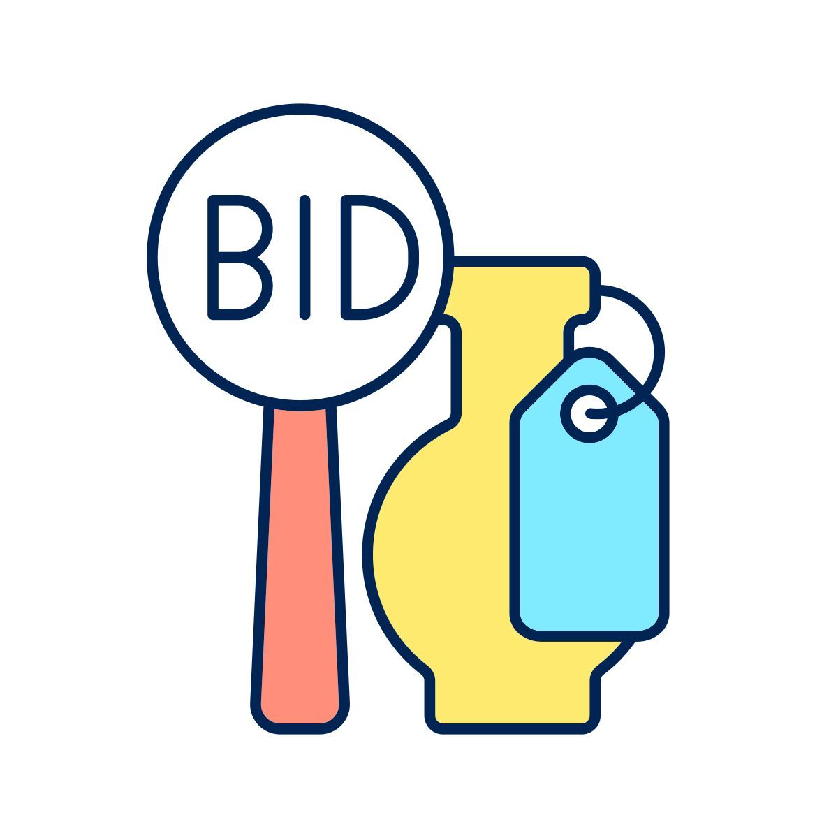 art auction icon