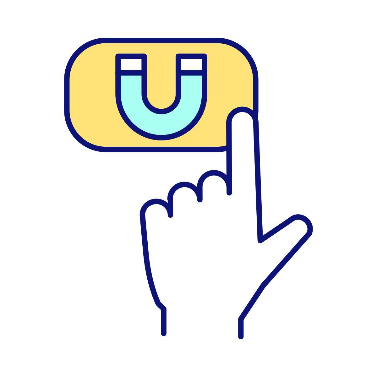 attractive button icon