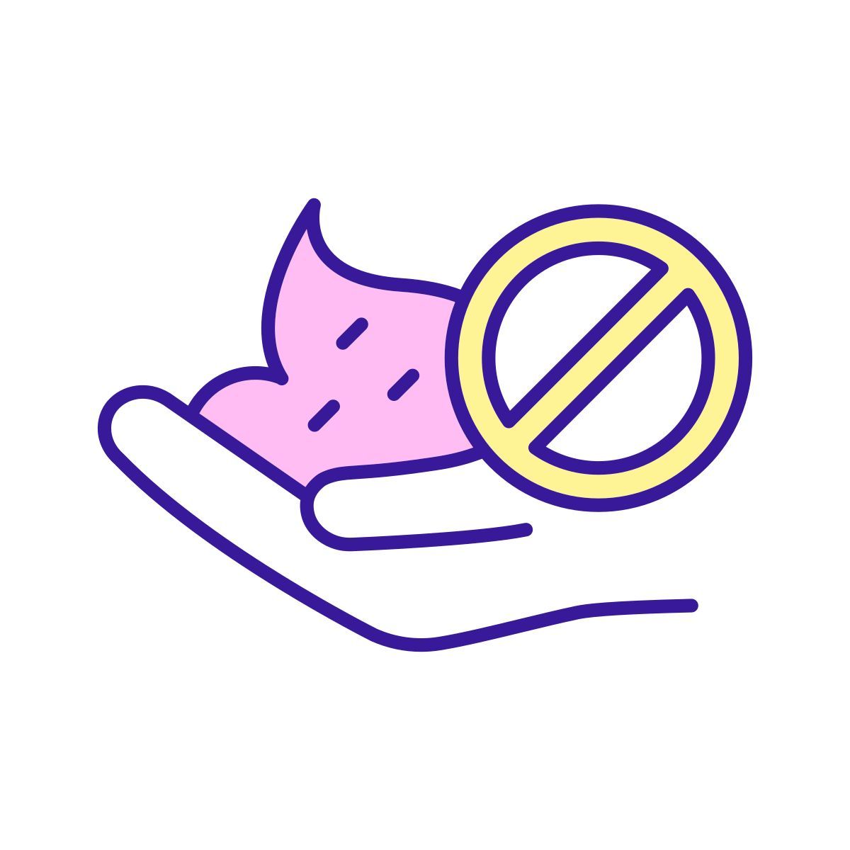 avoid cosmetic overuse icon