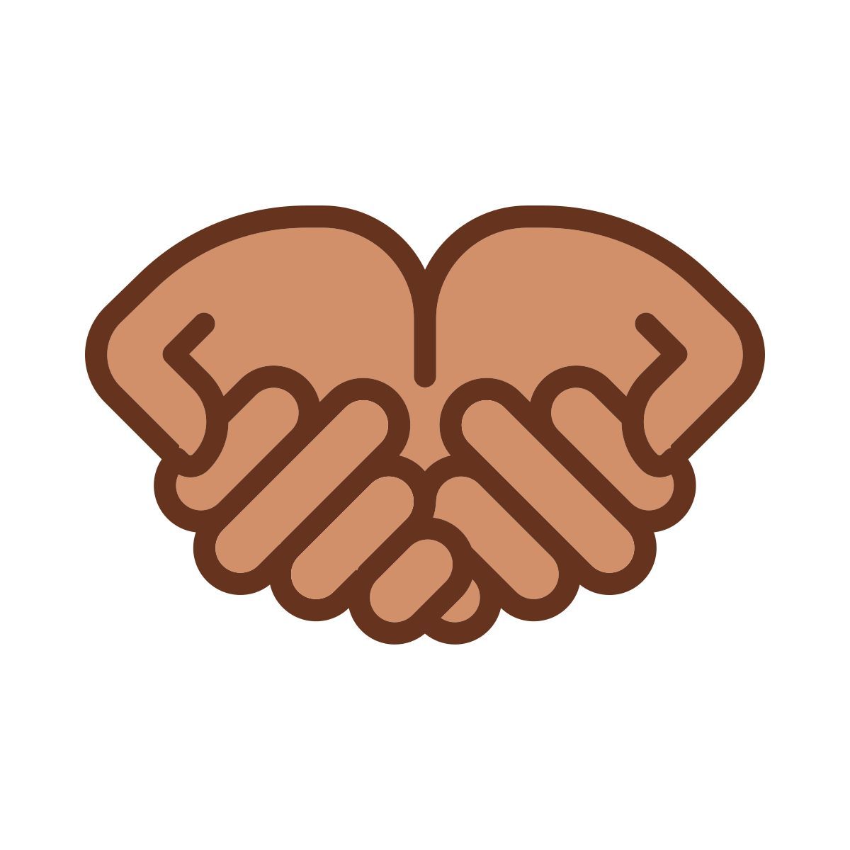 begging hands icon