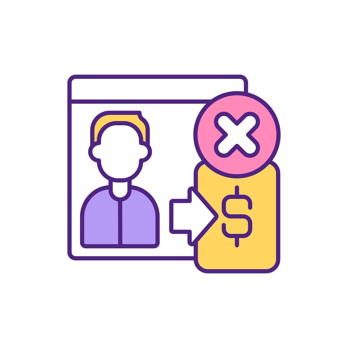 block dating website user for non payment icon