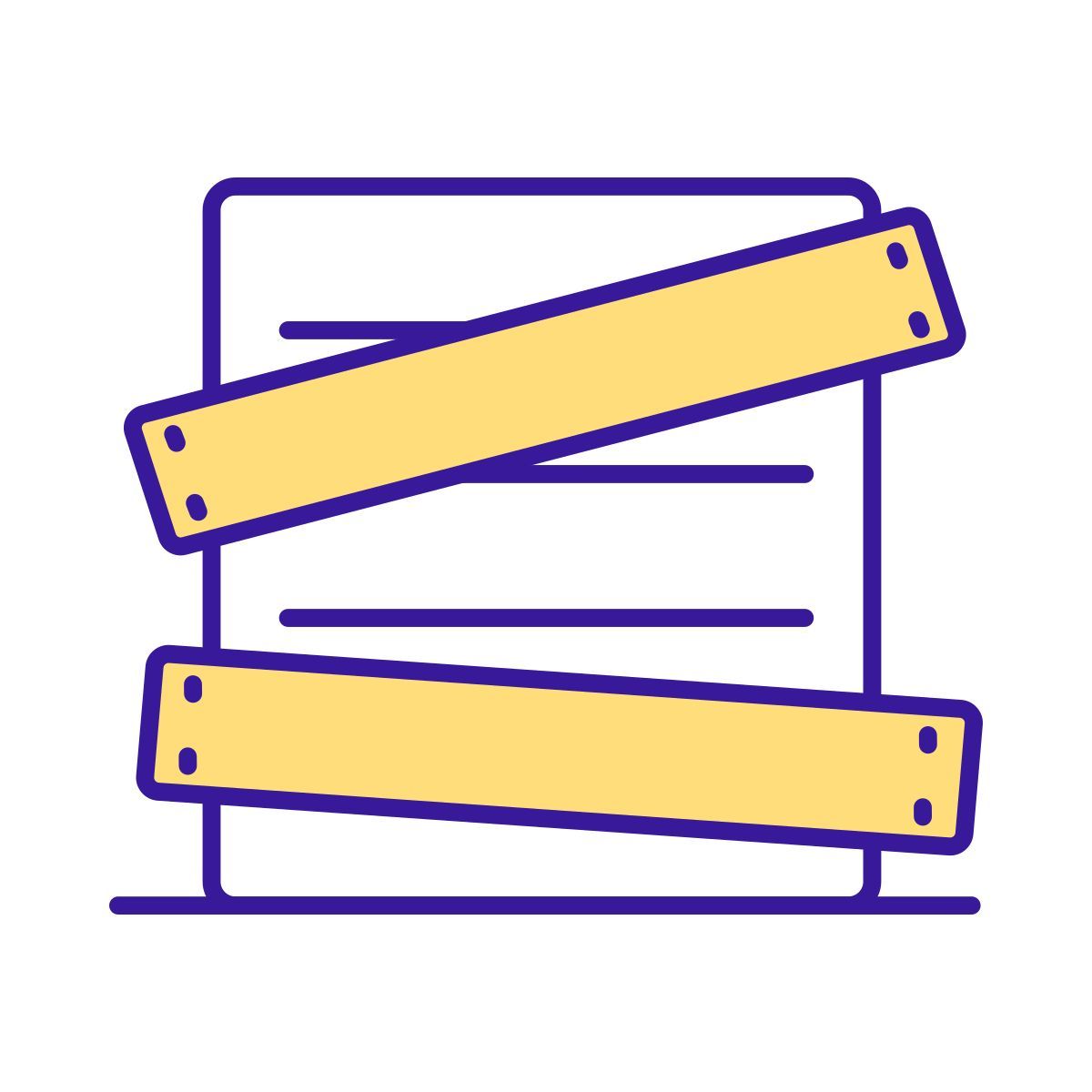 boarding up doors and windows icon