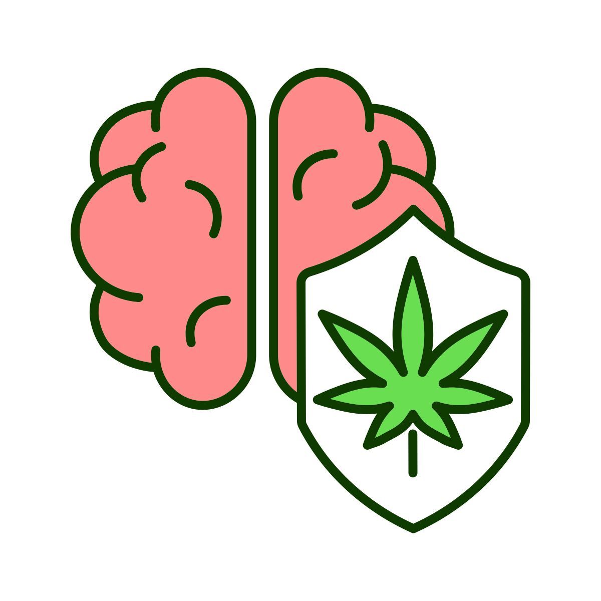brain protection icon