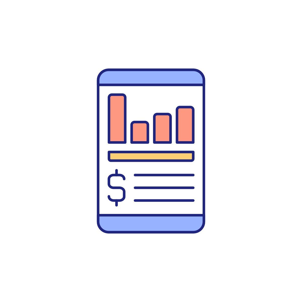budgeting mobile app icon