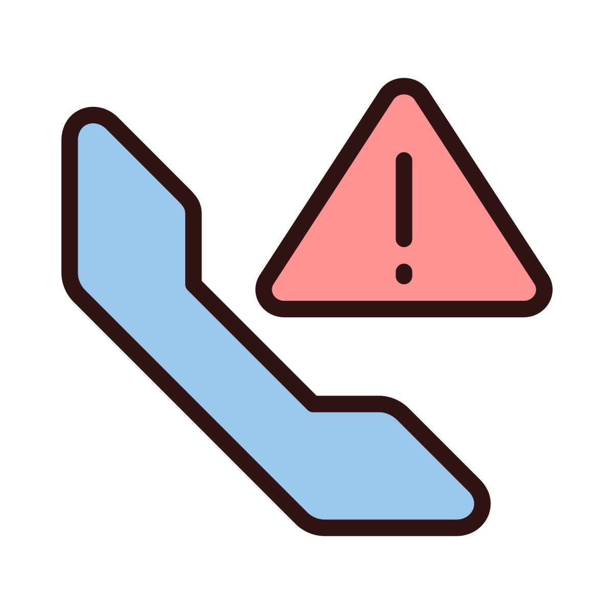 call warning icon
