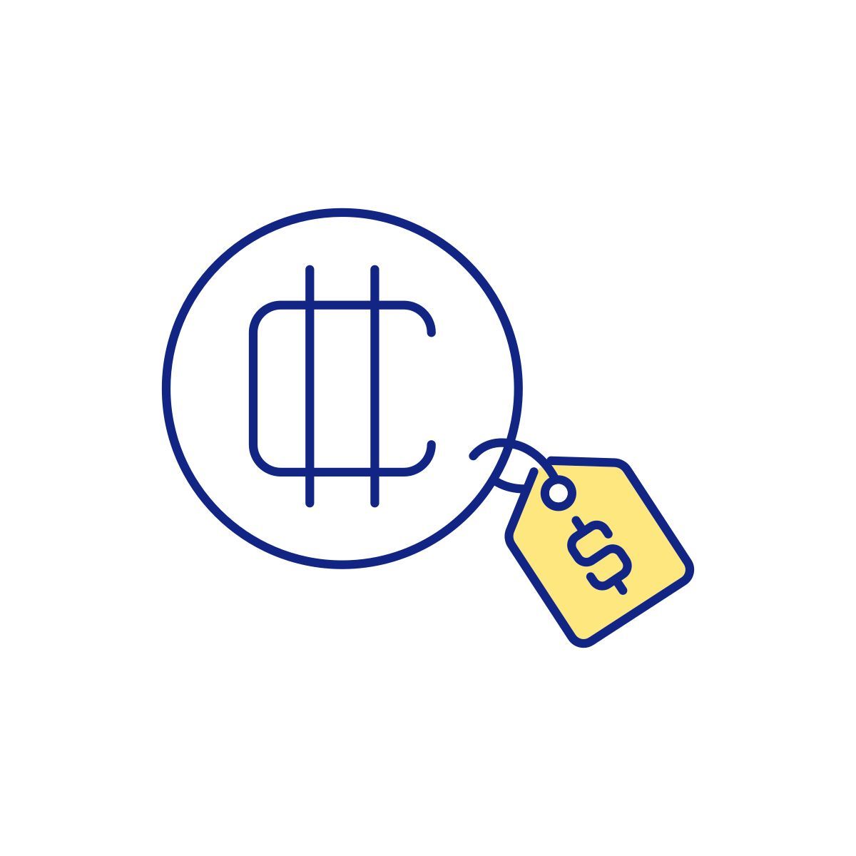 Vérification du prix du jeton numérique icon
