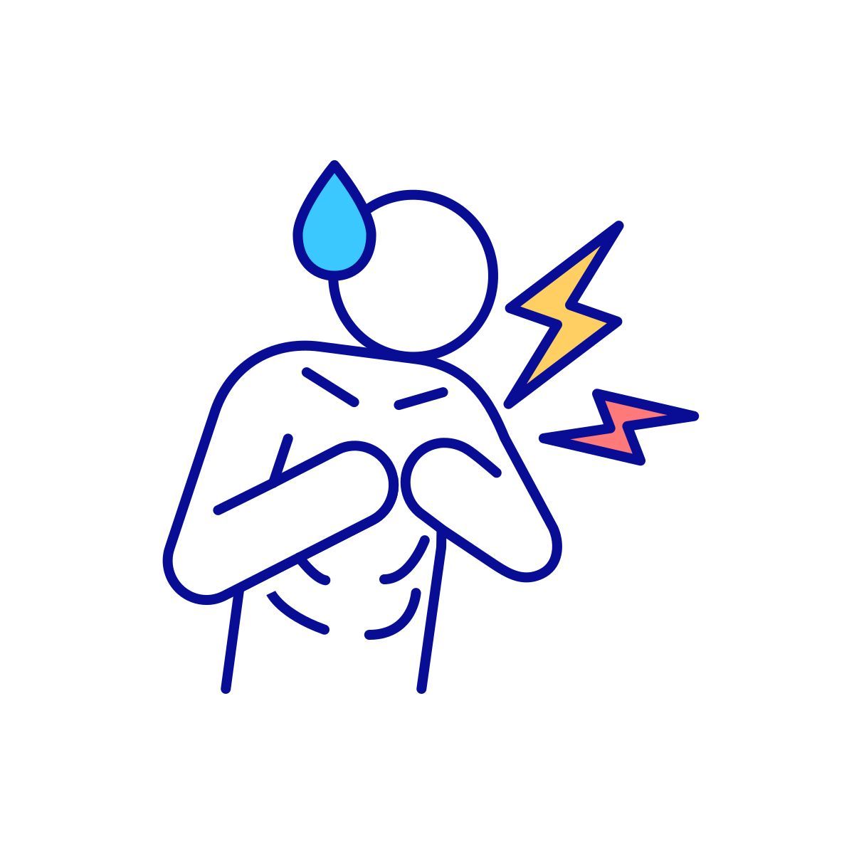 chest pain icon