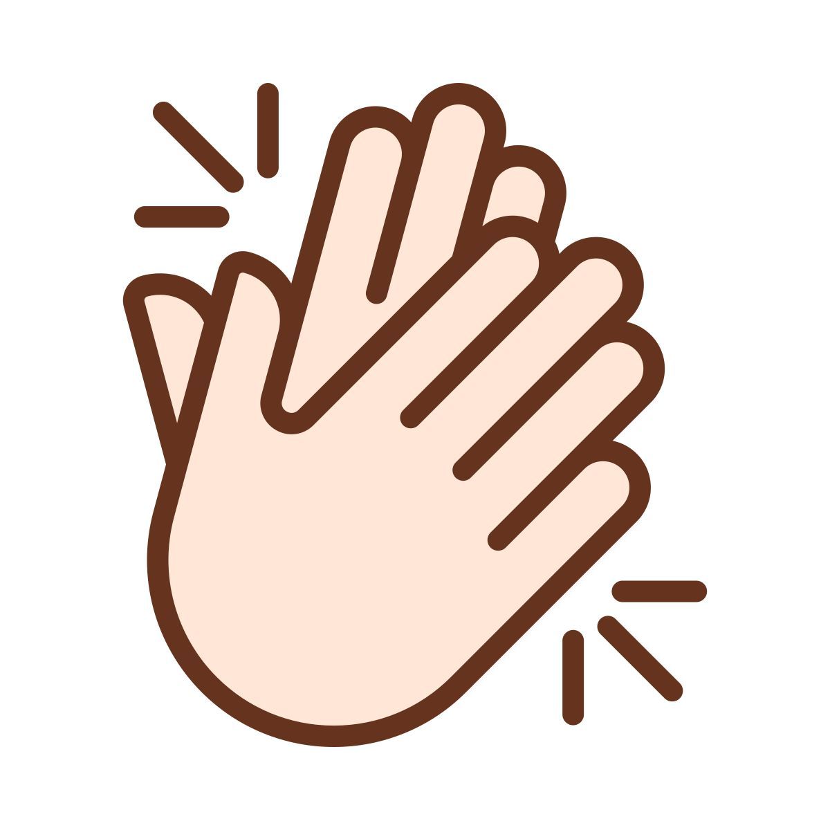 clapping hands icon