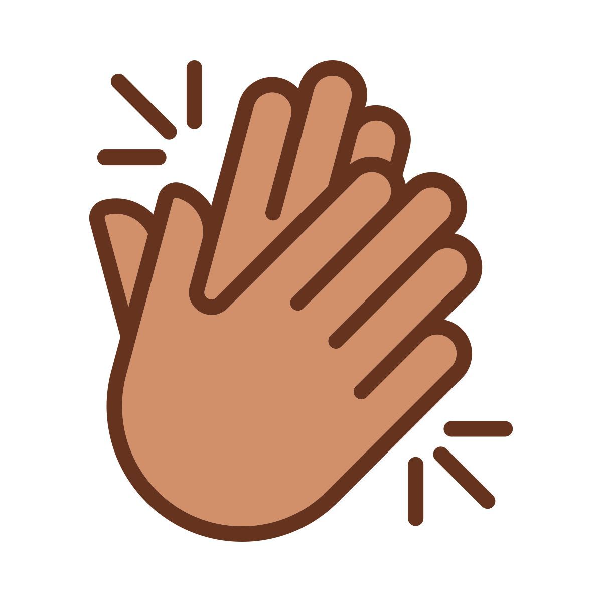 clapping hands icon