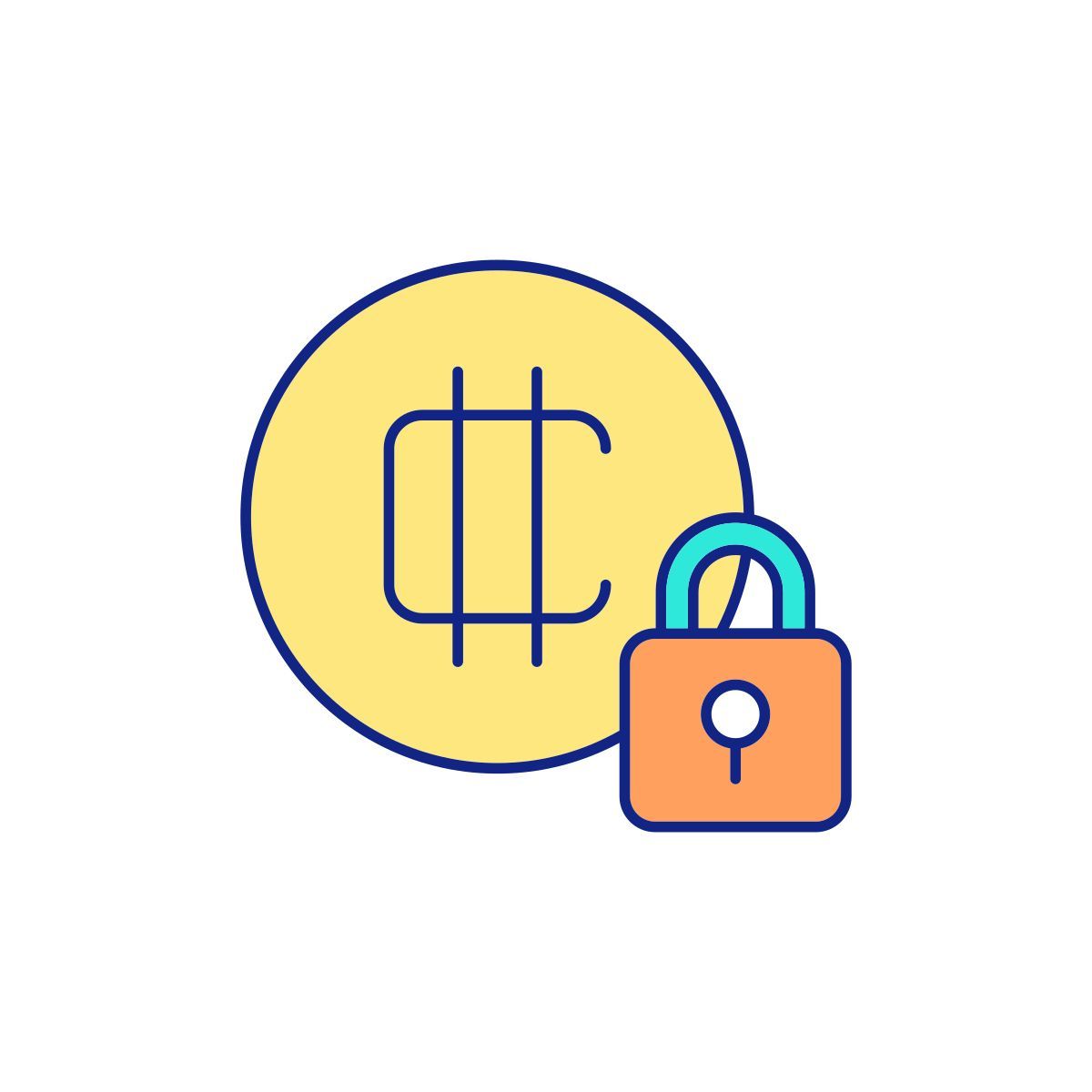closed access to crypto earnings icon