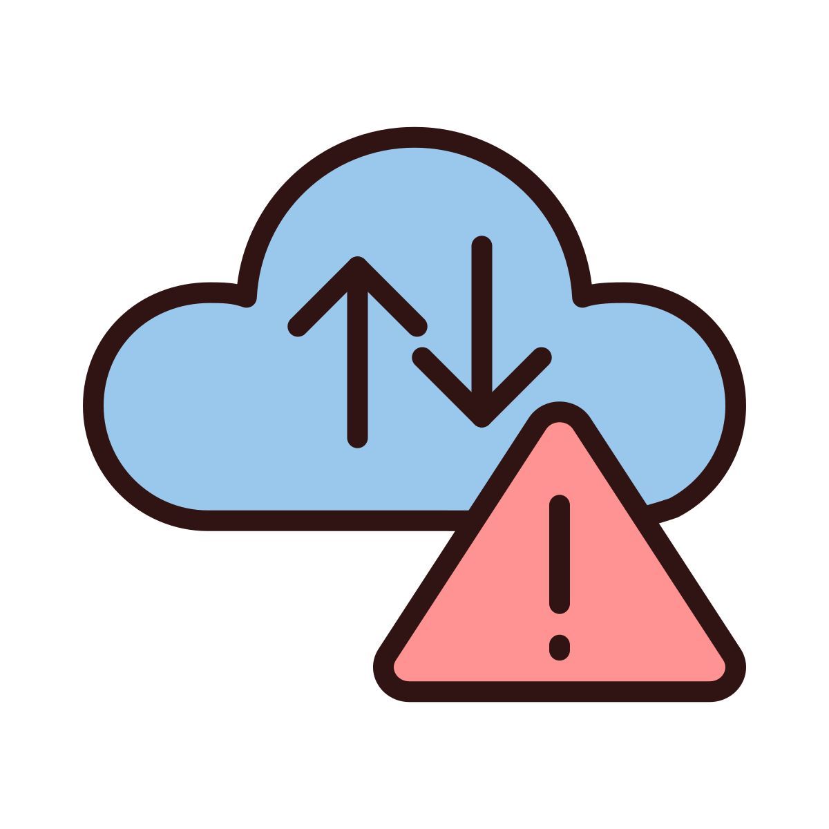 cloud error icon