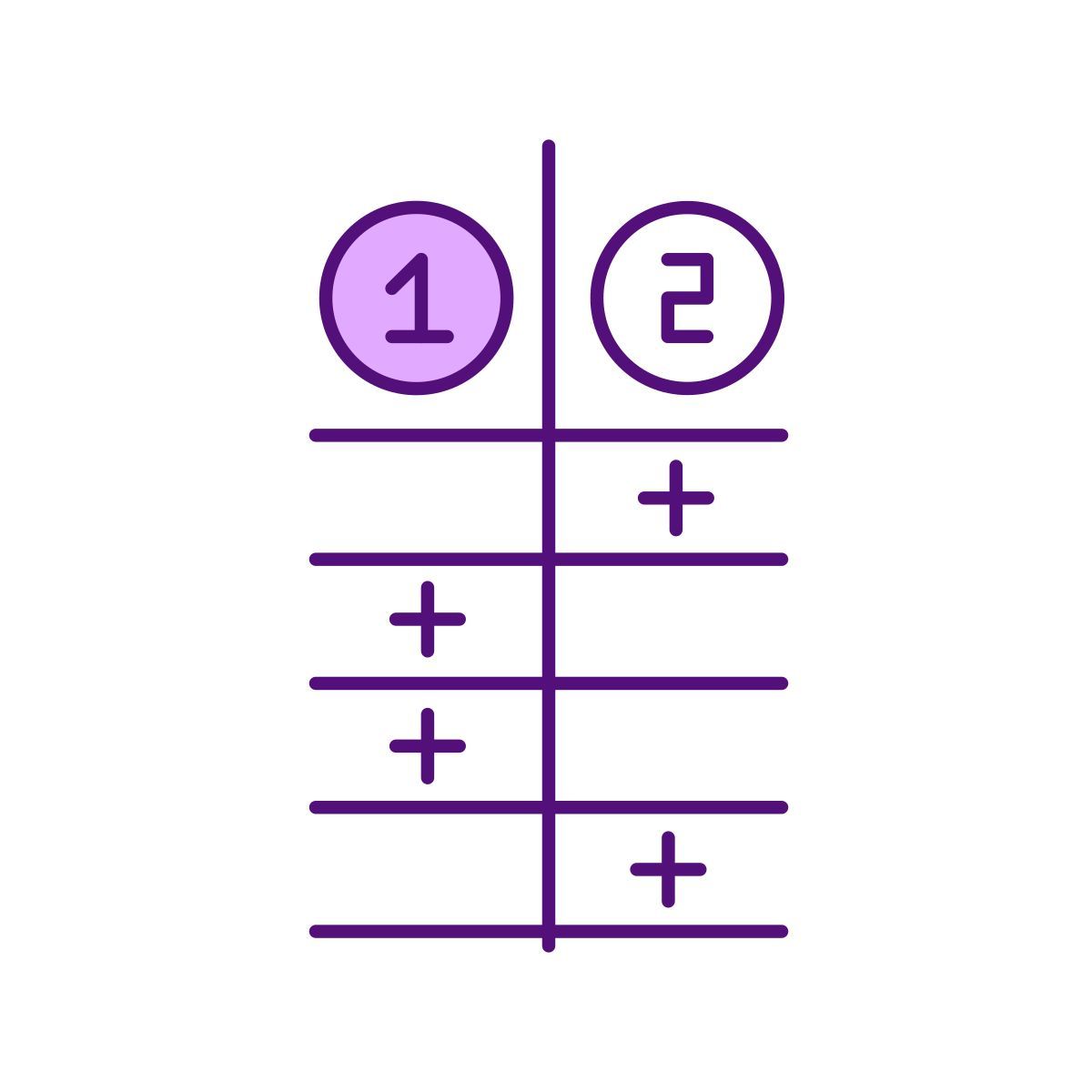 comparison list icon