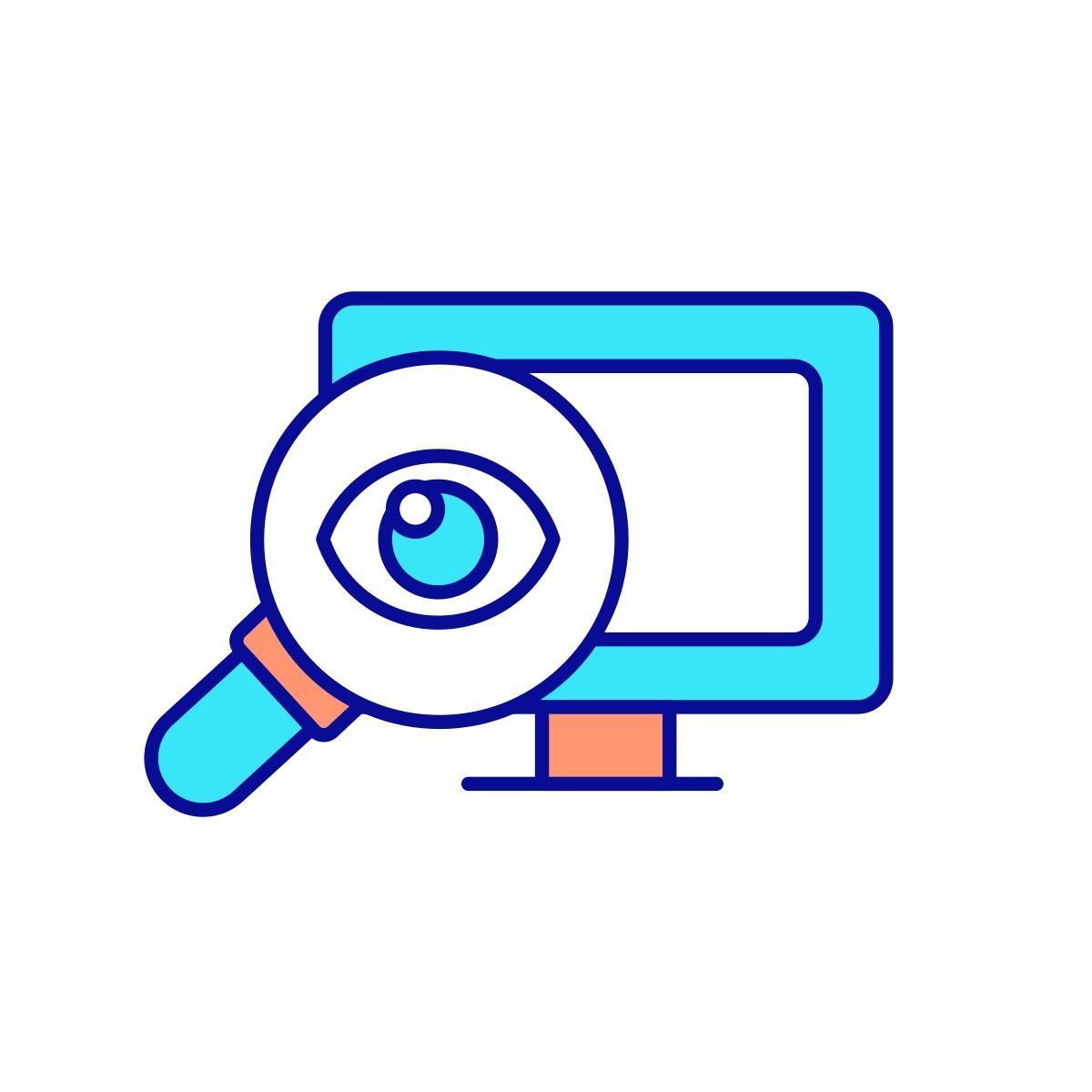 computer system diagnostic icon