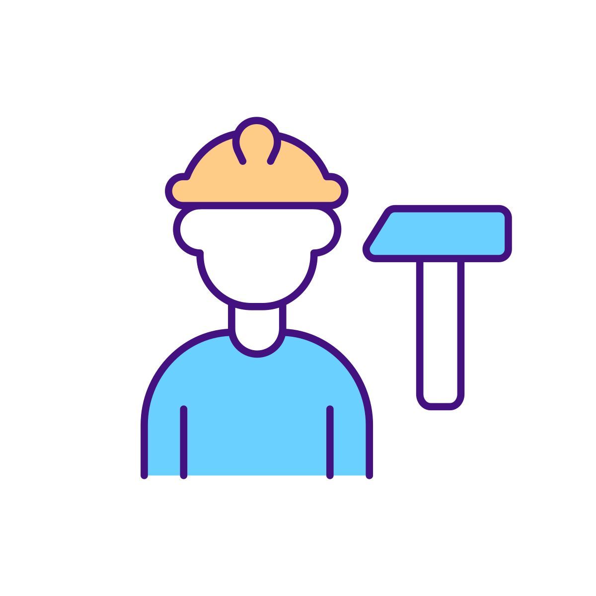 construction worker icon