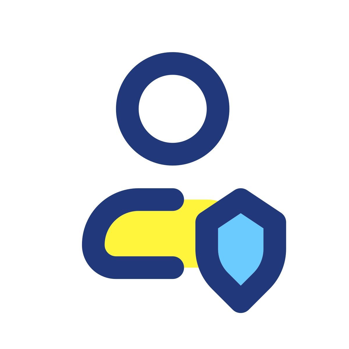kontakt unter schutz icon
