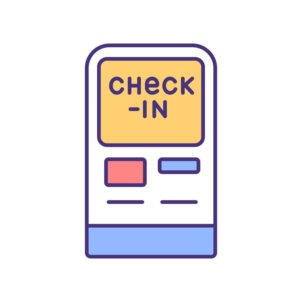 contactless check in icon