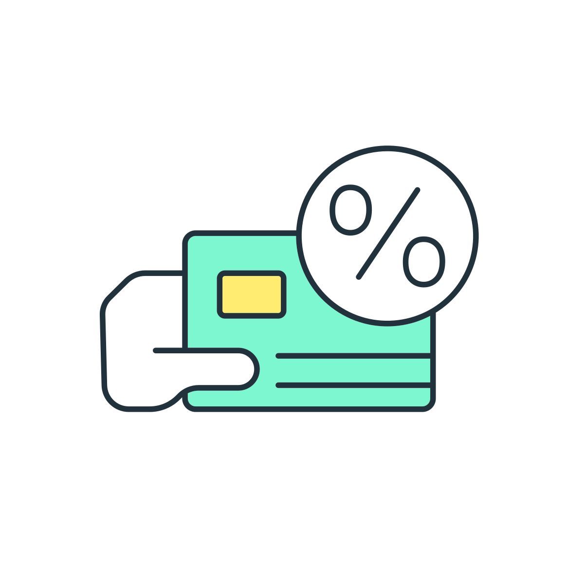 credit card rate icon