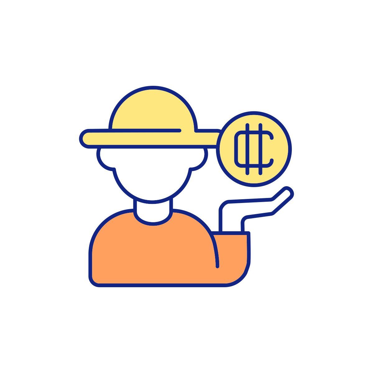 crypto yield farming icon