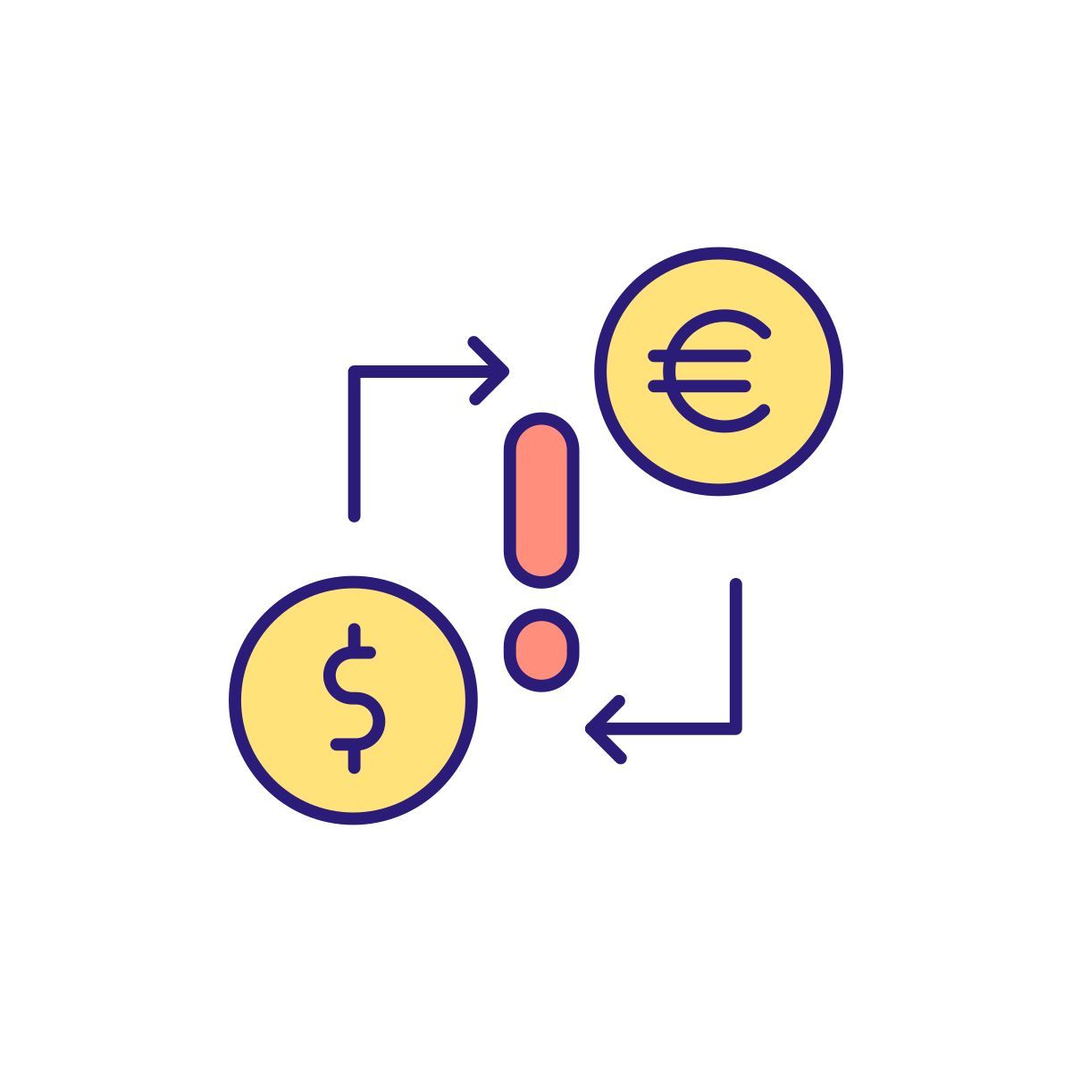 Cambio valuta icon