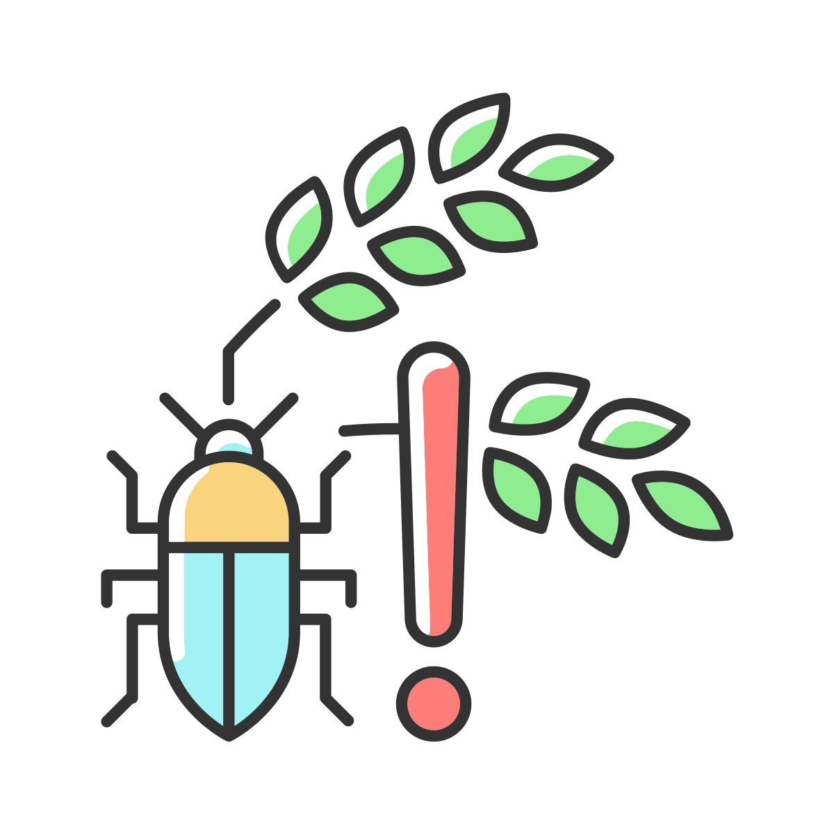 dangerous pests icon
