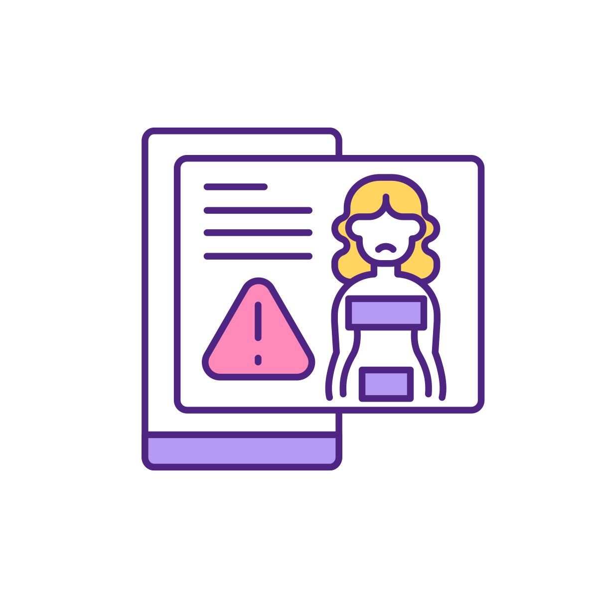 dating website rules violation icon