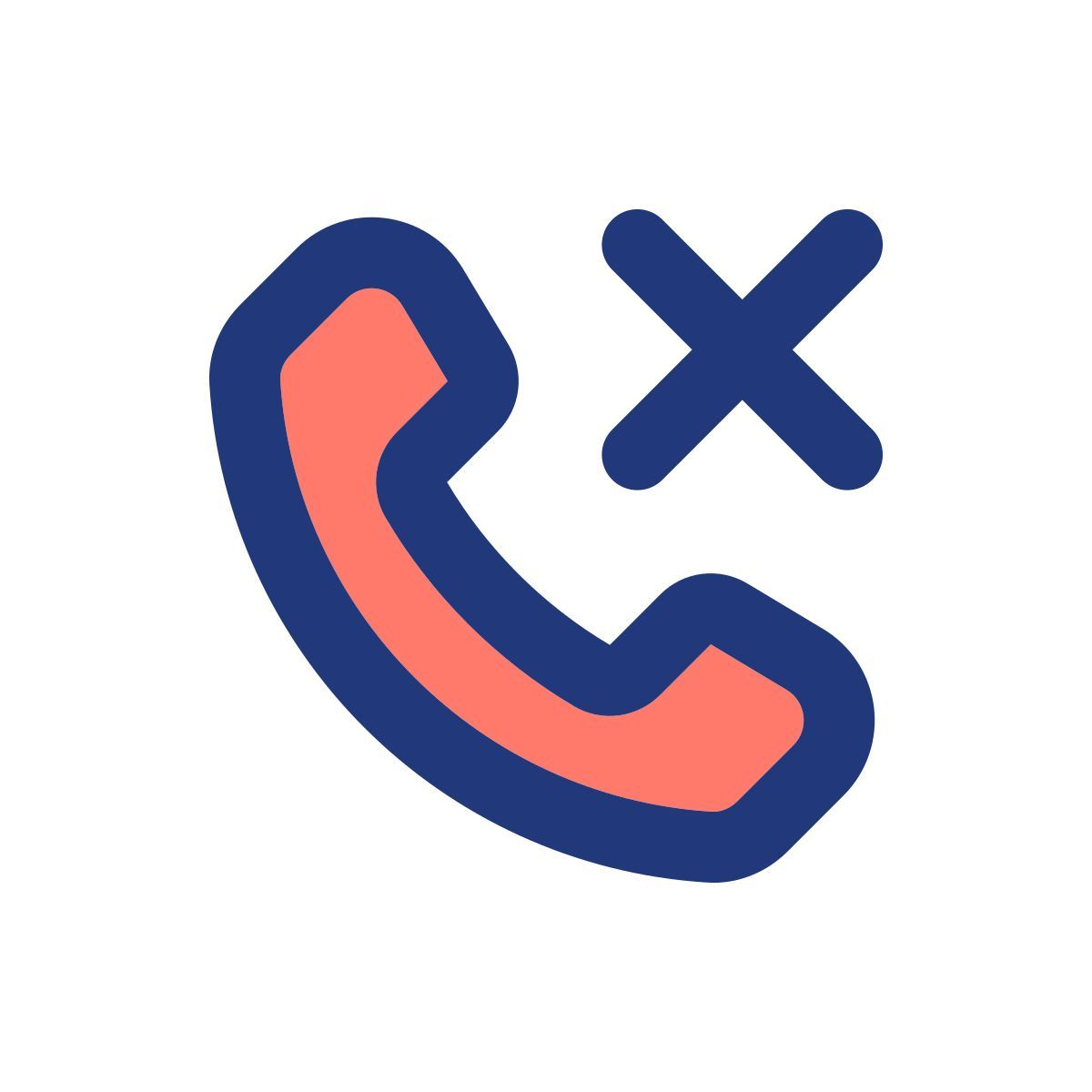 anruf ablehnen icon