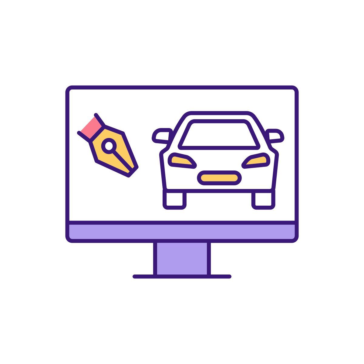 design car model icon