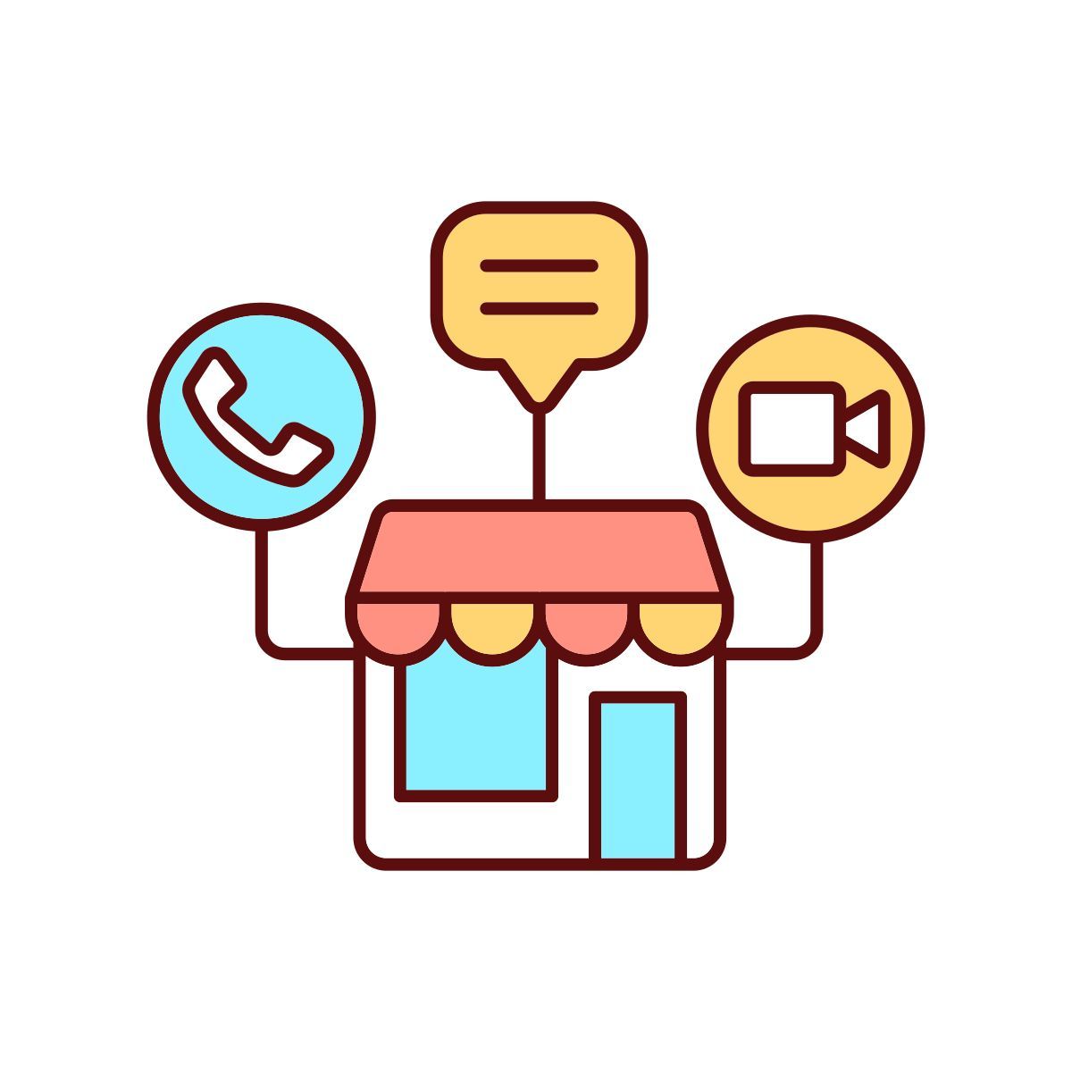 digital transformation in business icon