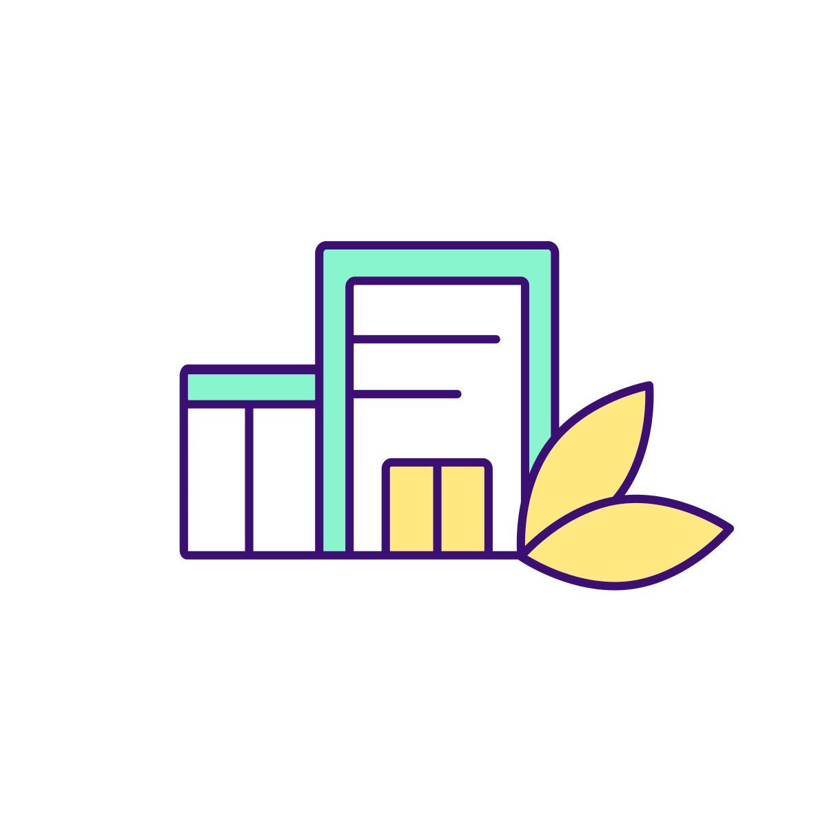 ecological building icon