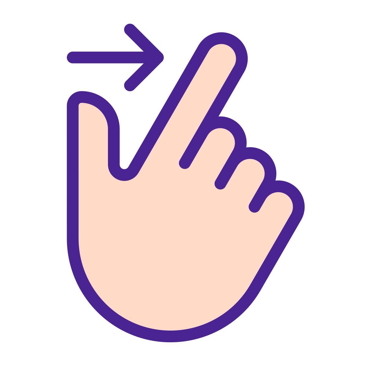 edge swipe icon