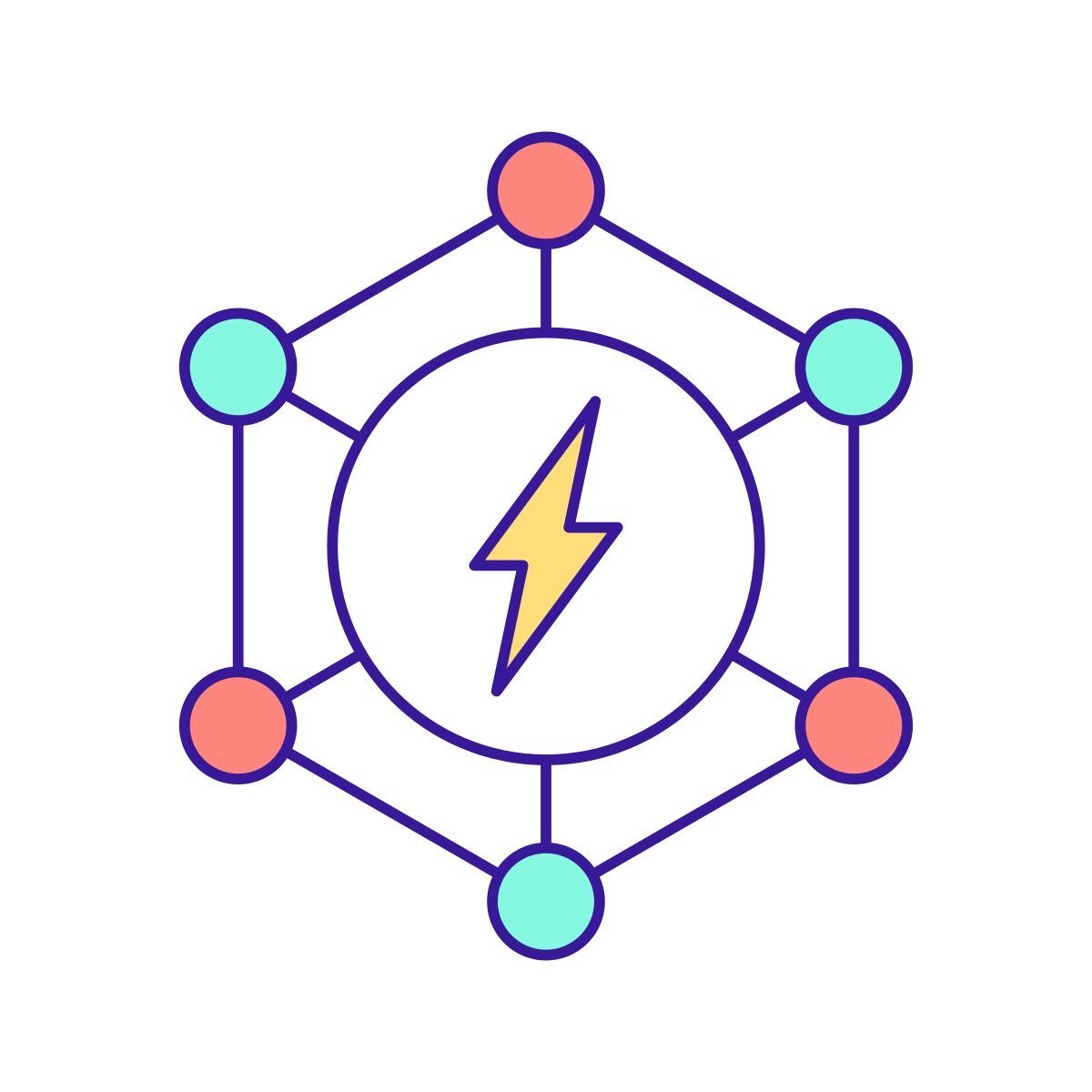 Distribution d'énergie électrique icon