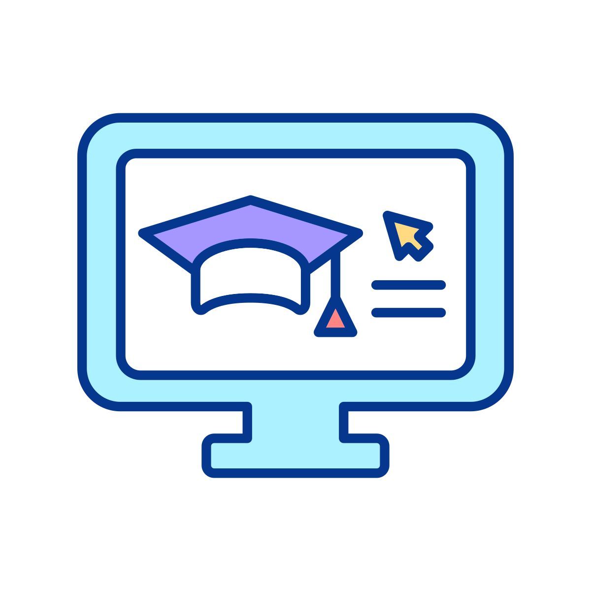 electronic education icon