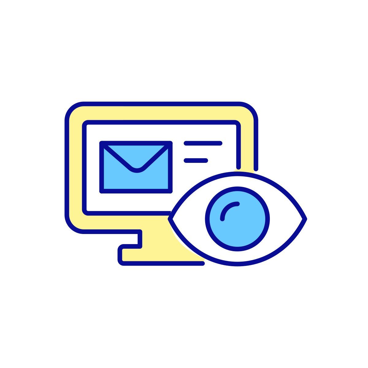 email monitoring icon