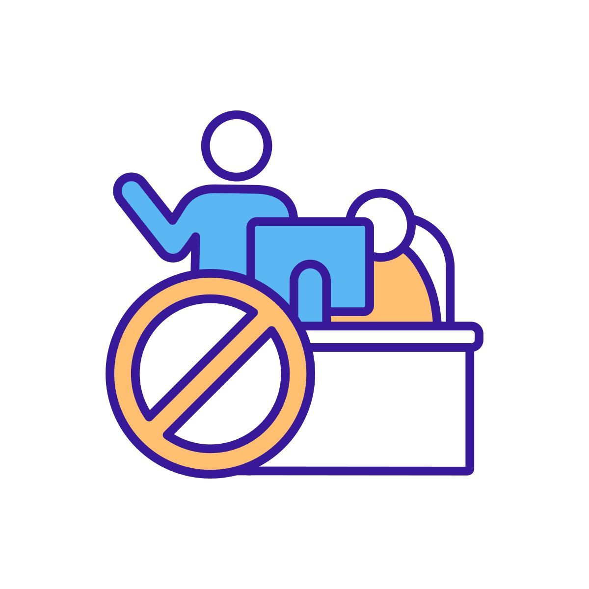 employee separation icon