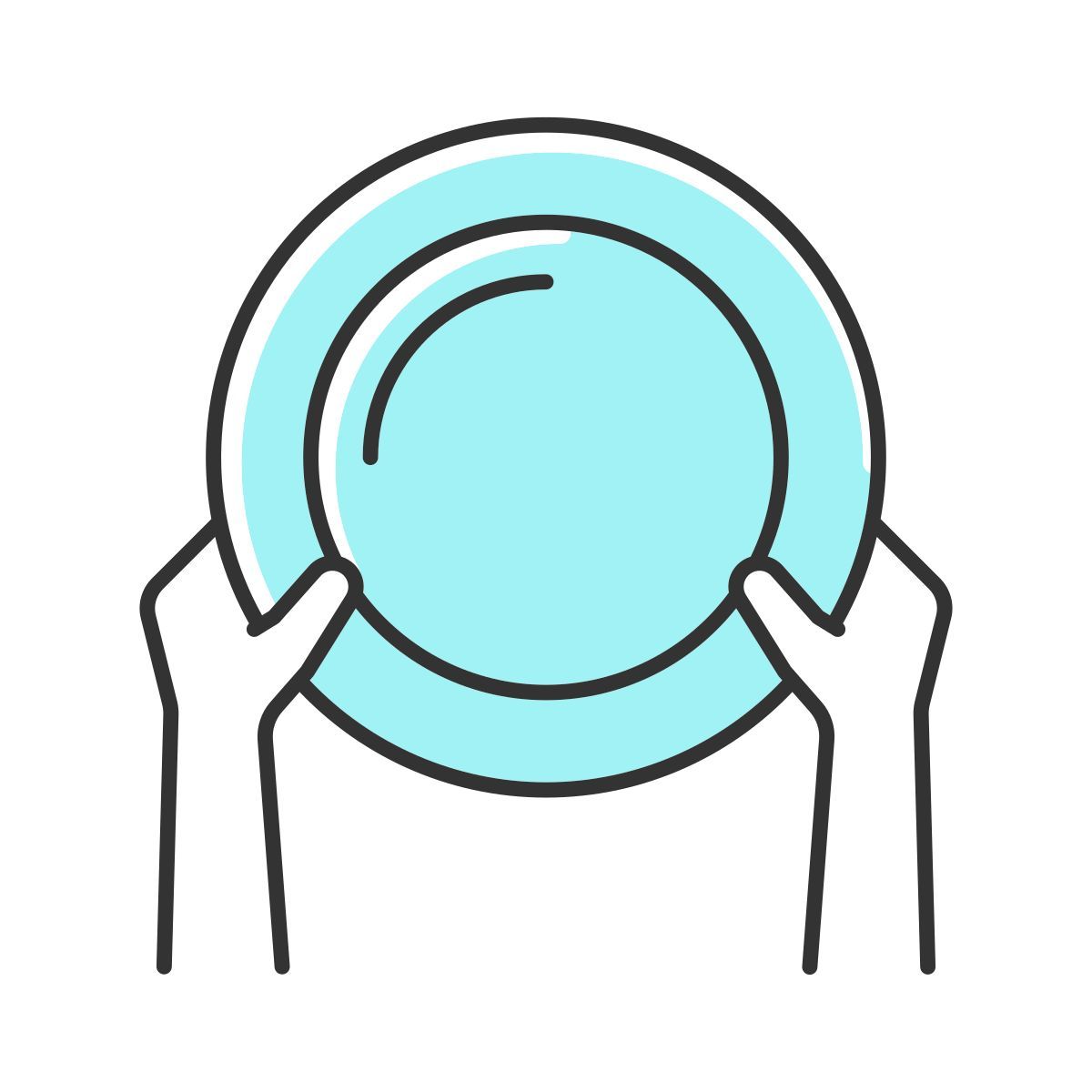 empty plate icon