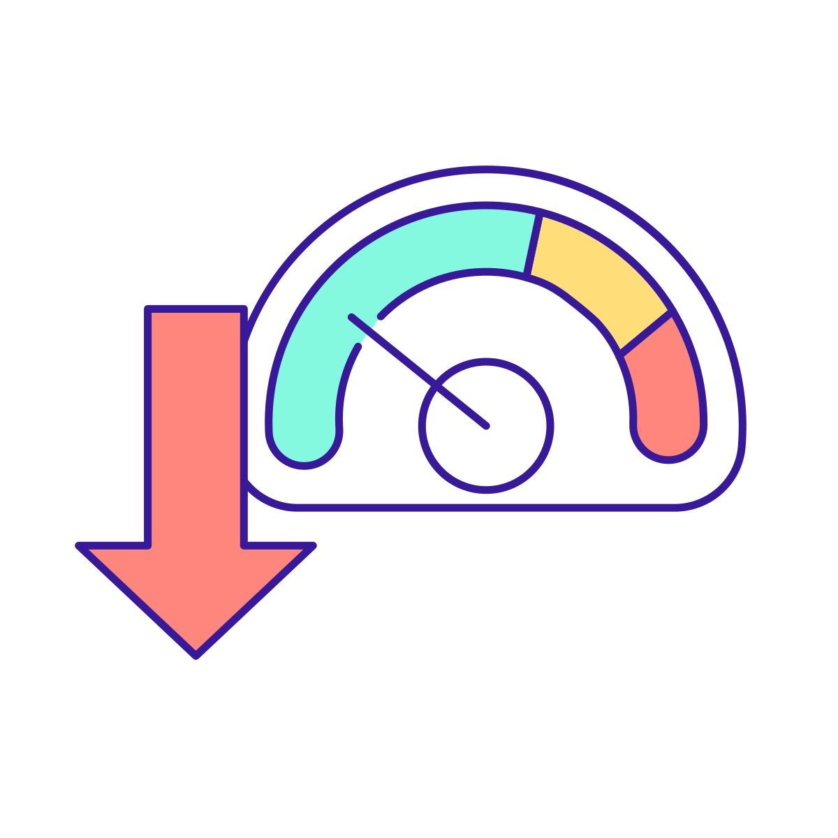 energy load reduction icon