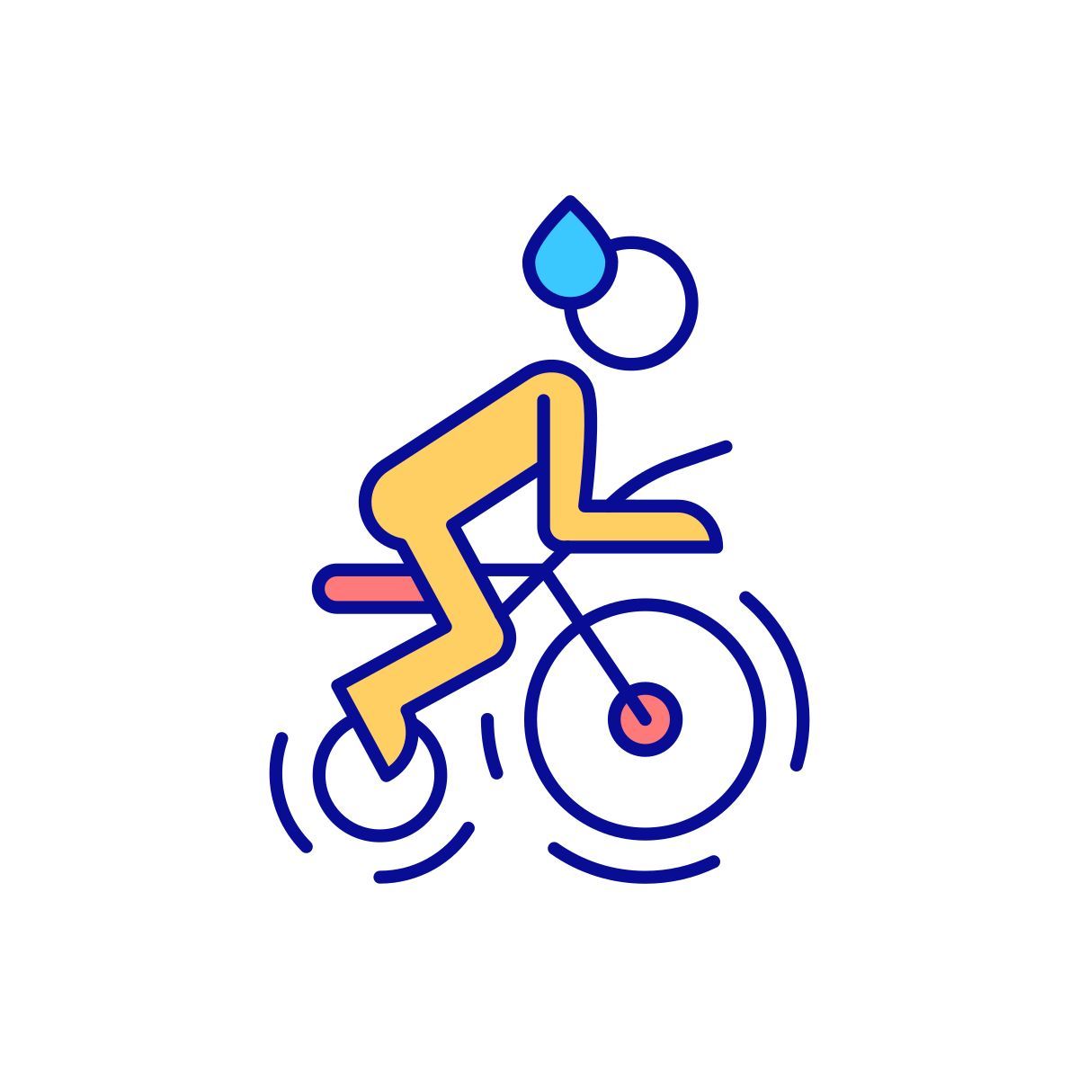 exhausting training icon