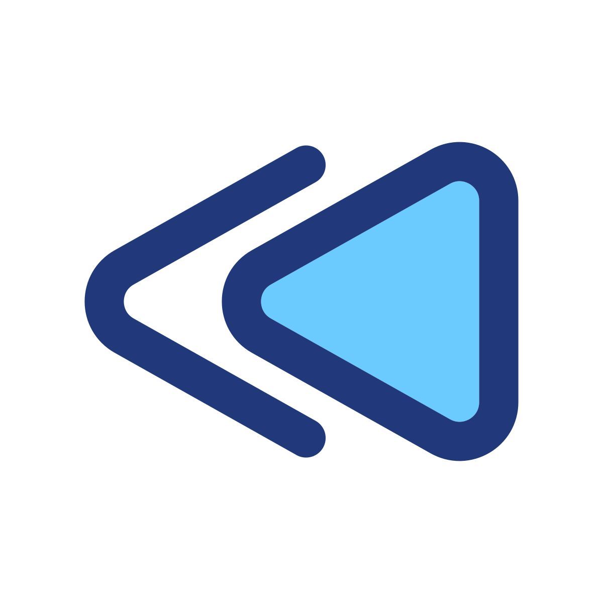 fast reverse button icon