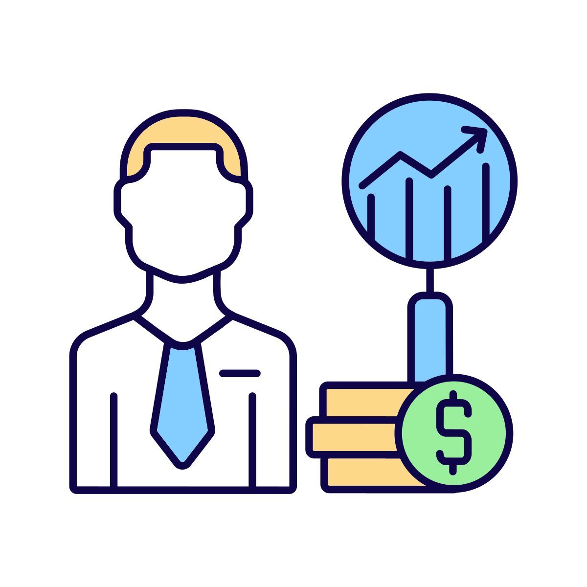 analista financiero icon