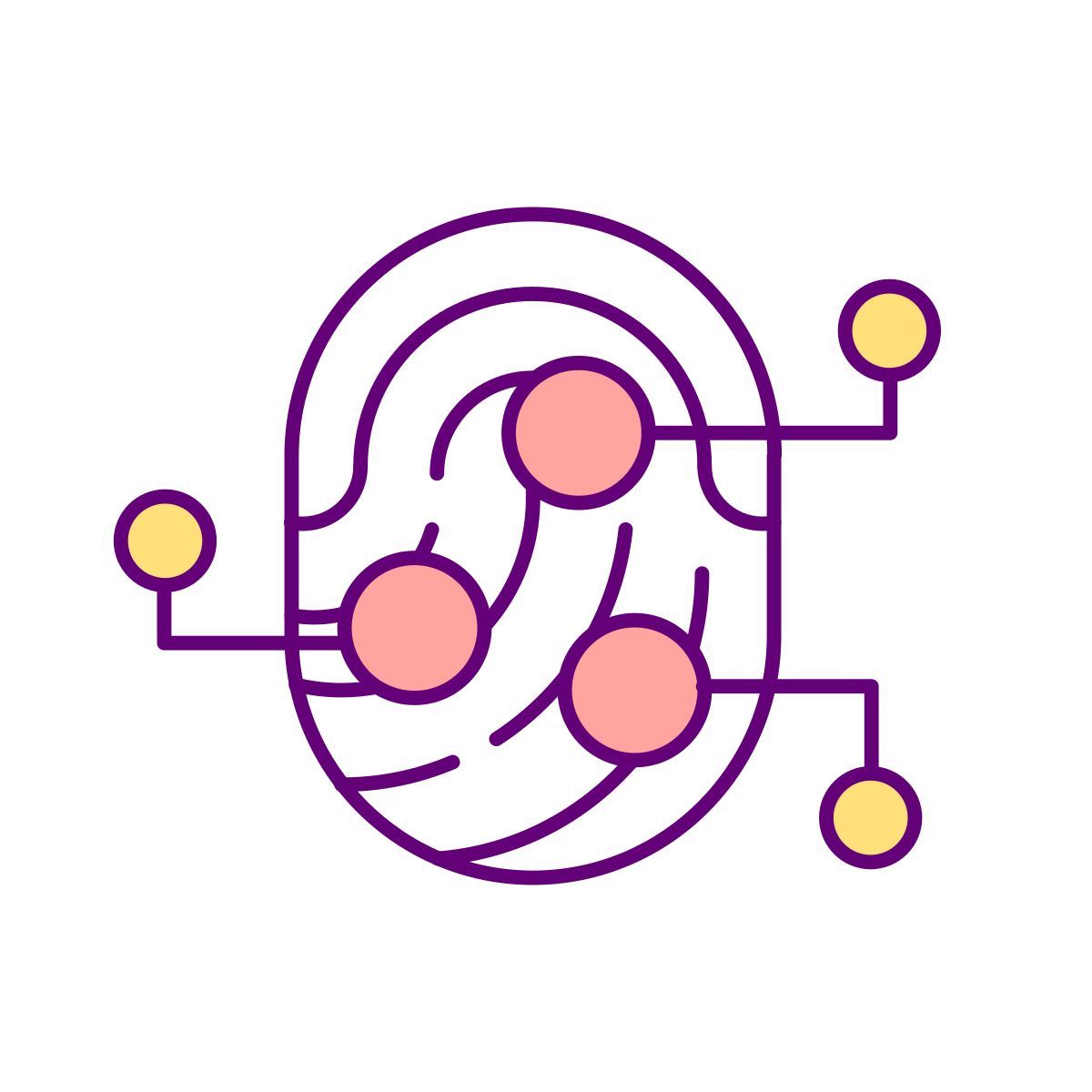 fingerprint scan icon