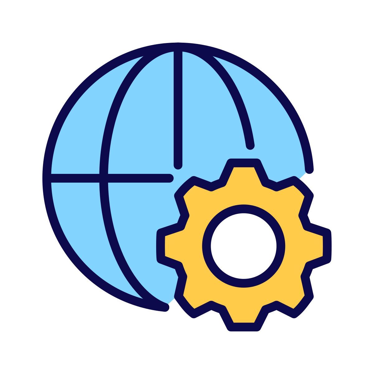 globalization process icon