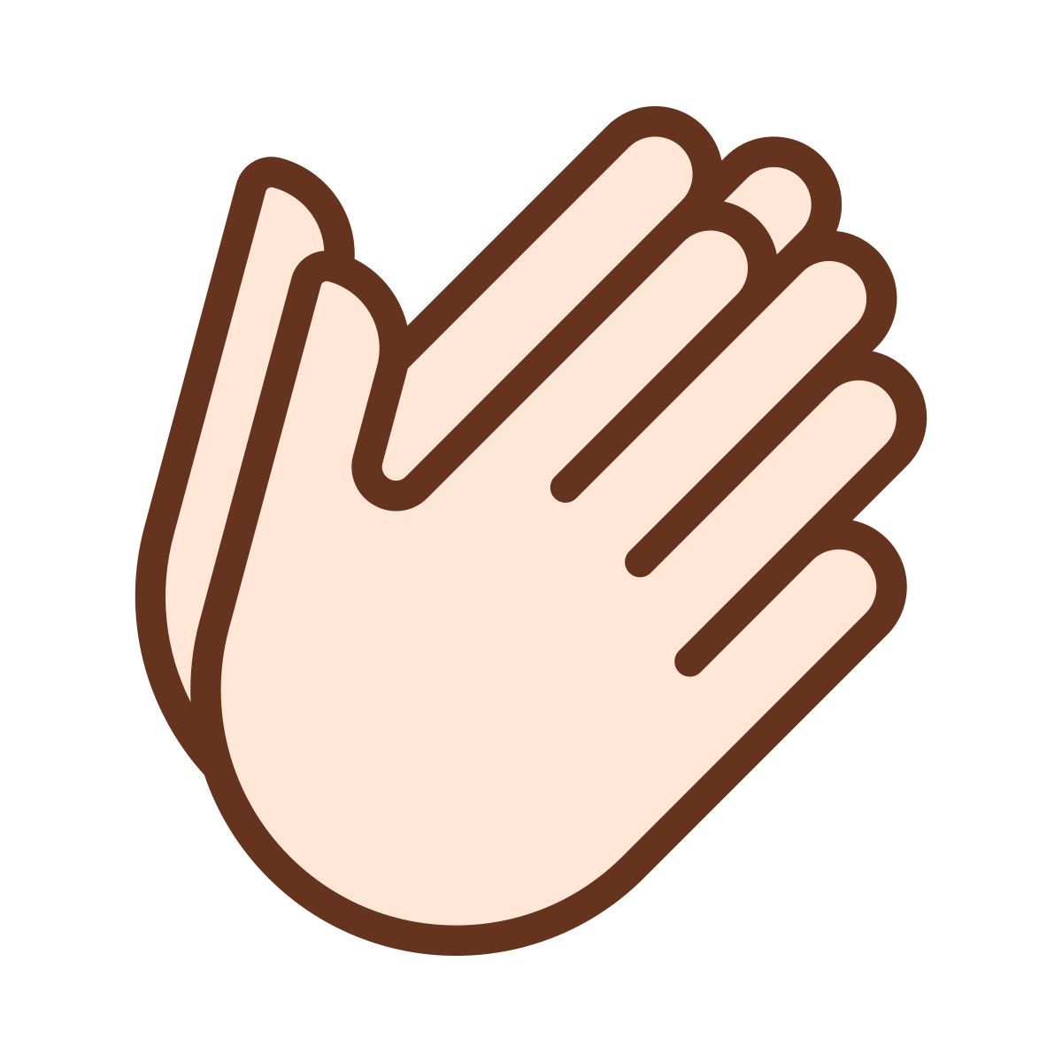 hand holding something icon