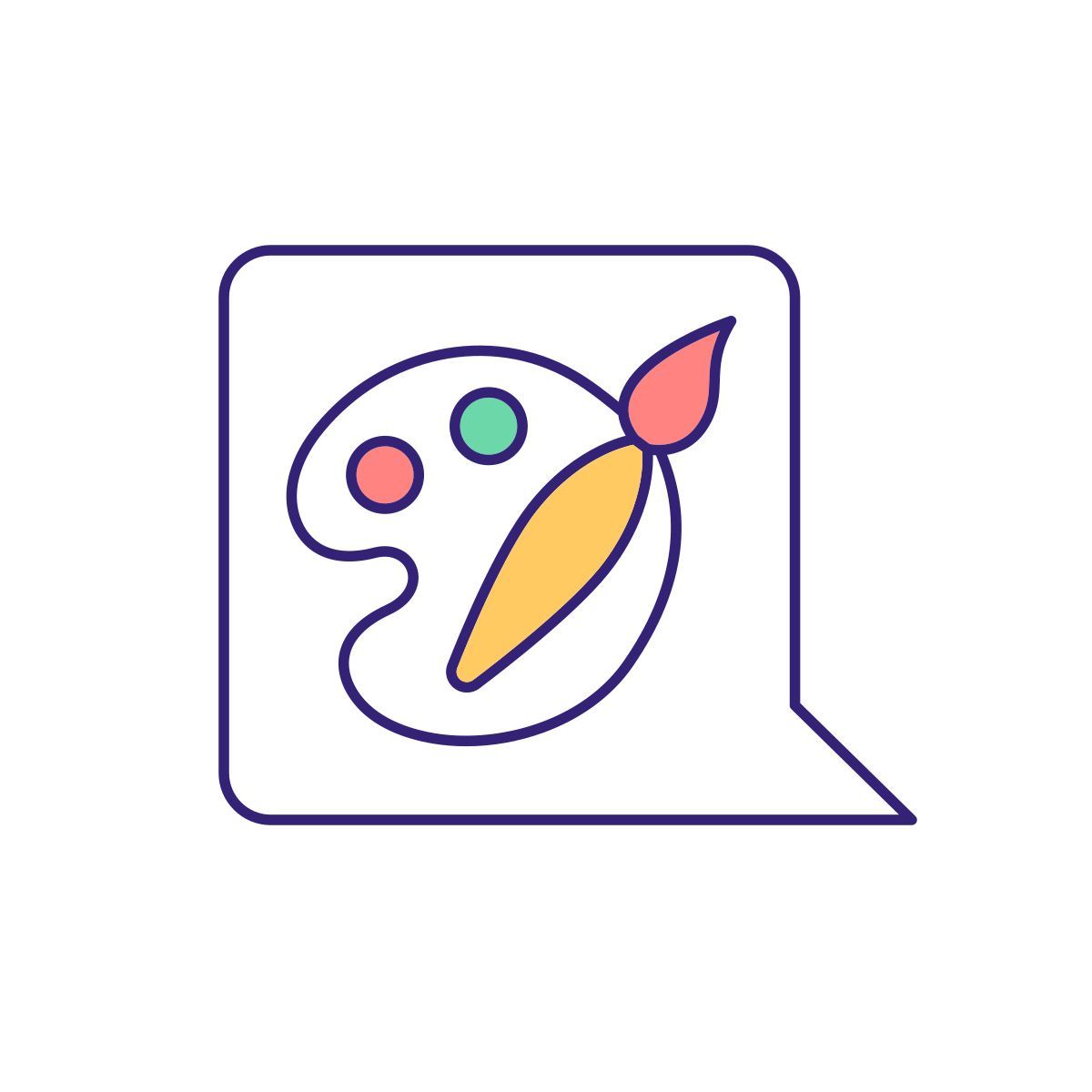 hobby rgb color icon icon